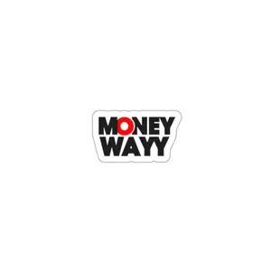 Money Way Kiss-Cut Stickers Decor Vinyl Decorative