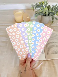 Floral Daisy Bookmark Set | Spring Flower Cardstock Reader Accessory