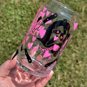 Scream No You Hang Up First Beer Can Glass