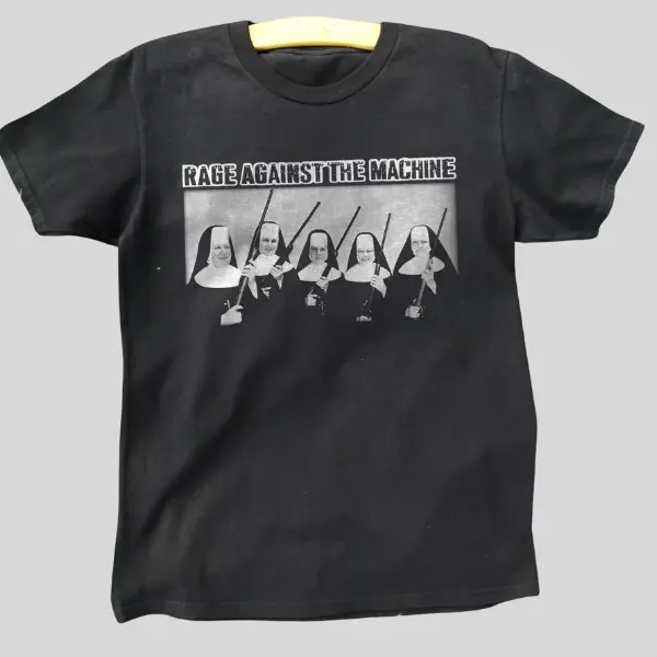 Rage Against The Machine shirt, 90s style rock band tee, retro
