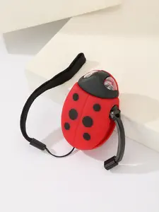 Set of 2 Cute Snail and Ladybug-Shaped Hand-Crank Flashlights, Mini Portable Pocket Lights, Perfect for Kids and Outdoor Use