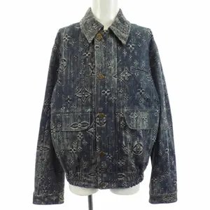 Pre-owned Louis Vuitton Denim Small Leather Goods Monogram Jacket