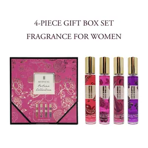Women's mini perfume set - Fruity scent fragrance - Convenient Size for Personal Enjoyment - Thanksgiving Christmas Valentine's Day - 20ml*4