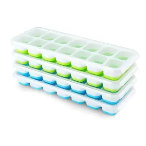 FrostMaster Ice Cube Tray – Easy Release, Stackable, Durable Food-Grade Materials, Perfect for Chilled Beverages (2)