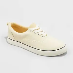 Women's Molly Vulcanized Lace-Up Sneakers - Universal Thread Yellow 8 Walking Shoes Runner