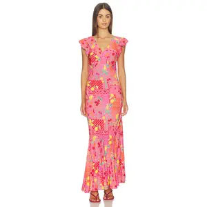 BEACH RIOT Elodie Dress in Passion Fruit