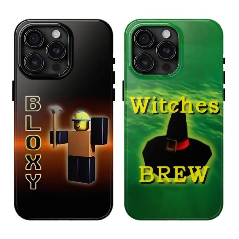 Roblox Bloxy Cola and Witches Brew, Bloxy Phone Case Compatible with iPhone X, 11, 12, 13, 14, 15,16 & Galaxy S21, S22 , S23 ,S24, S25 Plus Ultra and more check our available sizes.