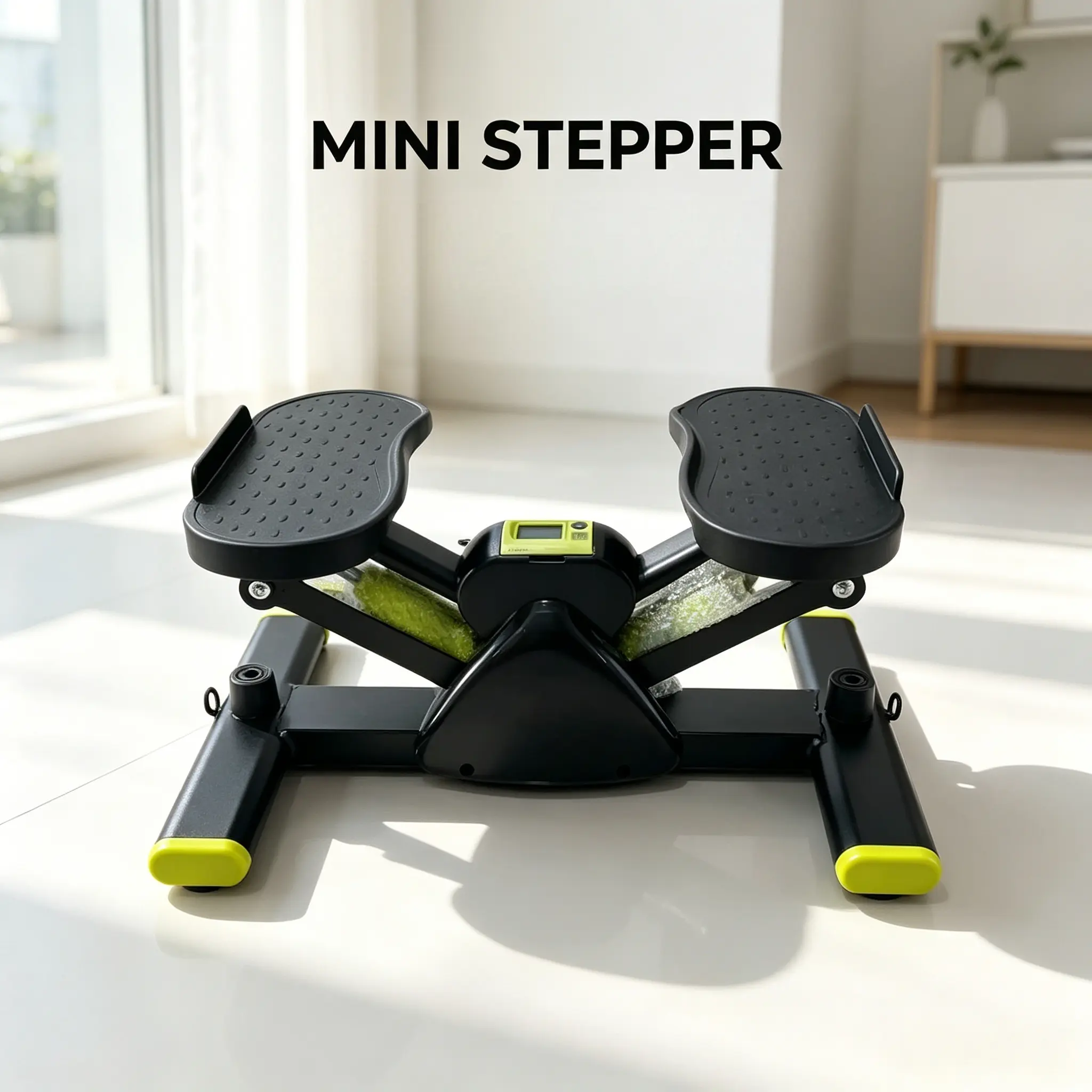 Tone legs at homeHydraulic mini stepper with resistance pull ropes machine
