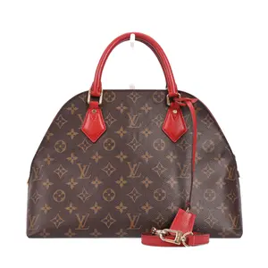Pre-owned Louis Vuitton Coated Canvas Shoulder Bags Alma Brown Monogram 32487160 hz