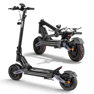 Uiggoo K2MAX adult electric scooter, with a speed of 45 MPH, a 4000W motor, NFC card unlocking, 60V 27AH battery, the longest riding distance is 42 miles, equipped with front and rear shock absorbers, and a foldable electric scooter.