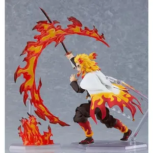 Demon Slayer Rengoku Kyoujurou figma 553 Joints movable Anime Action Figure Toys 14CM