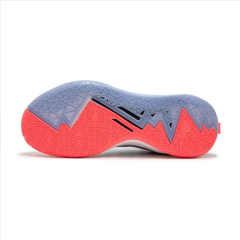 361° Big3 5.0 Quick PRO Basketball Shoes for Men Blue Synthetics Qu!kCQTECH Midsole Qu!kBONE Carbon-Fiber Plate Breathable Outdoor Sneakers