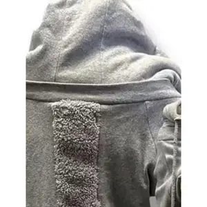 Vintage Fashion Letter Skull Print Hoodies Hooded Women Casual Grunge Drawstring Sweatshirts Y2k Aesthetic Cross Patchwork Hoody