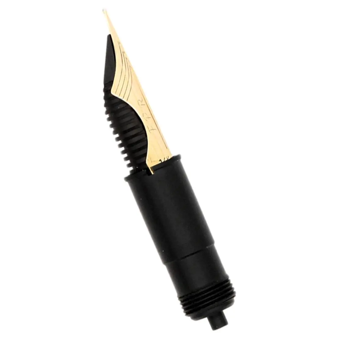 FPR-FNF 14k Gold #6 Ultra Flex Bock Compatible Nib Unit - Ebonite Feed, Smooth Writing Pen Accessory for Fountain Pens