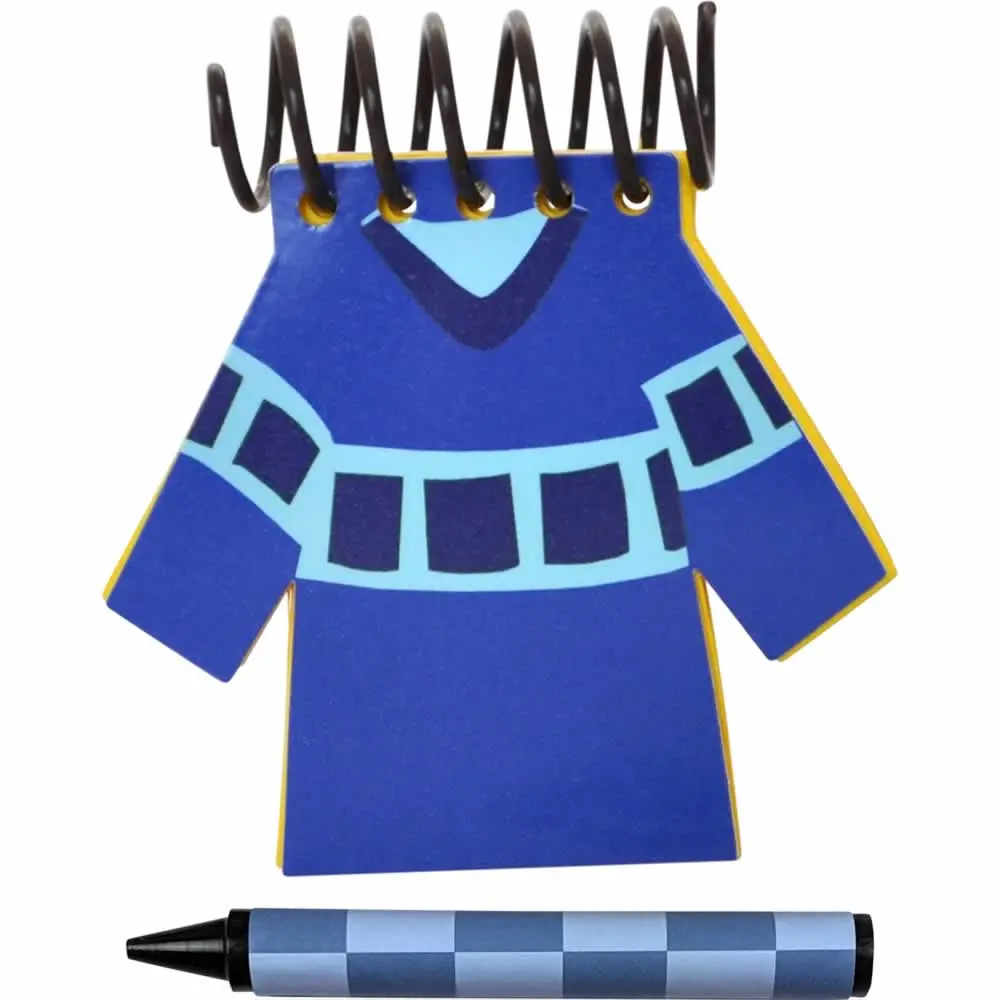 Handcrafted Handy Dandy Inspired Blue Joe Shirt Notebook