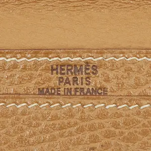 Pre-owned HERMÈS Calfskin Small Leather Goods MC2 Fleming Taurillon Clémence Long Wallet