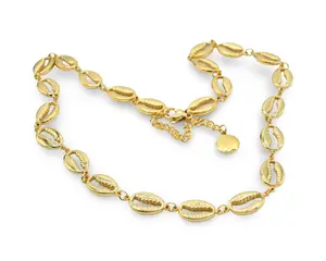 Mini Coastal Necklace - Gold-Tone Shell Design Jewelry Piece