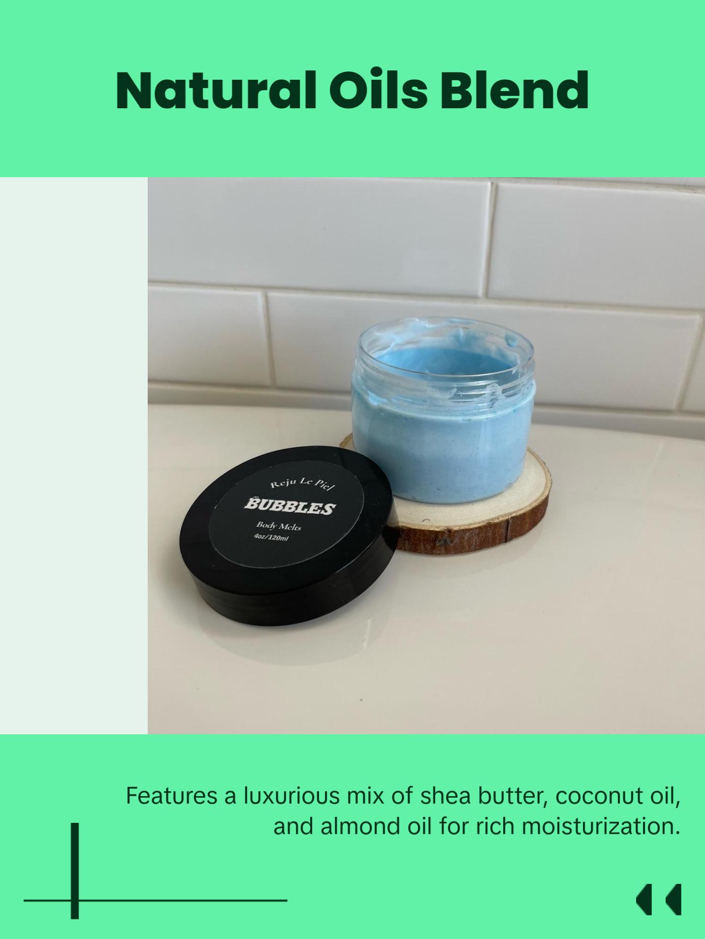 Bubbles Body Melts Body Butter - Comfortable Body Care Smooth Grapefruit Chamomile Moisturizer