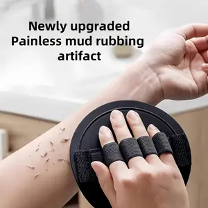 Quadruple deep exfoliating tools, body scrubs, and luxurious bath experiences exfoliating and cleansing nets,Gentle Exfoliating Shower Scrubber hot pad