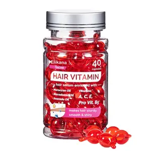 Moroccan Argan Oil Hair Serum Capsules Leave-In Anti-Frizz Daily Hair Oil Dry Damaged Hair Repair Reparative Haircare Strengthening Hair