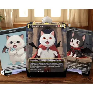 Edgar Markov Vampire Tribal Proxy Commander Deck, 100 Cards + 8 Free Tokens | Cute Custom Full Art | MuraProxyArt