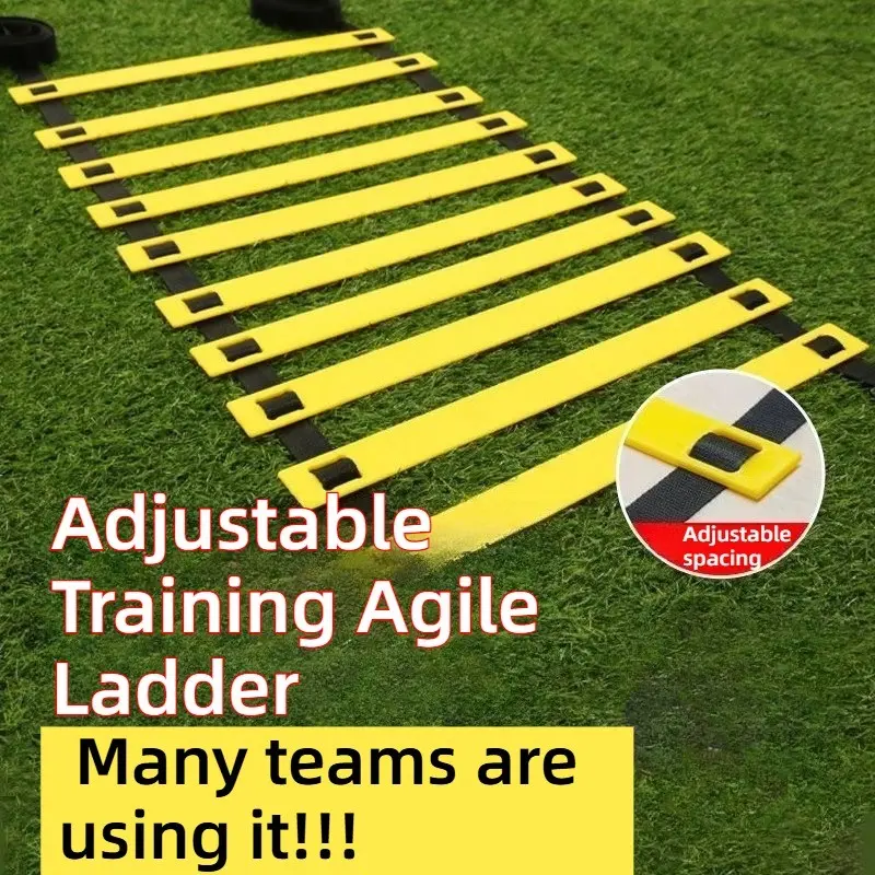 PP Agility Ladder Set for Speed Training, Multi-Size Horizontal Speed Ladder, Football and Basketball Footwork Practice Gear, Soccer Fitness Training Equipment