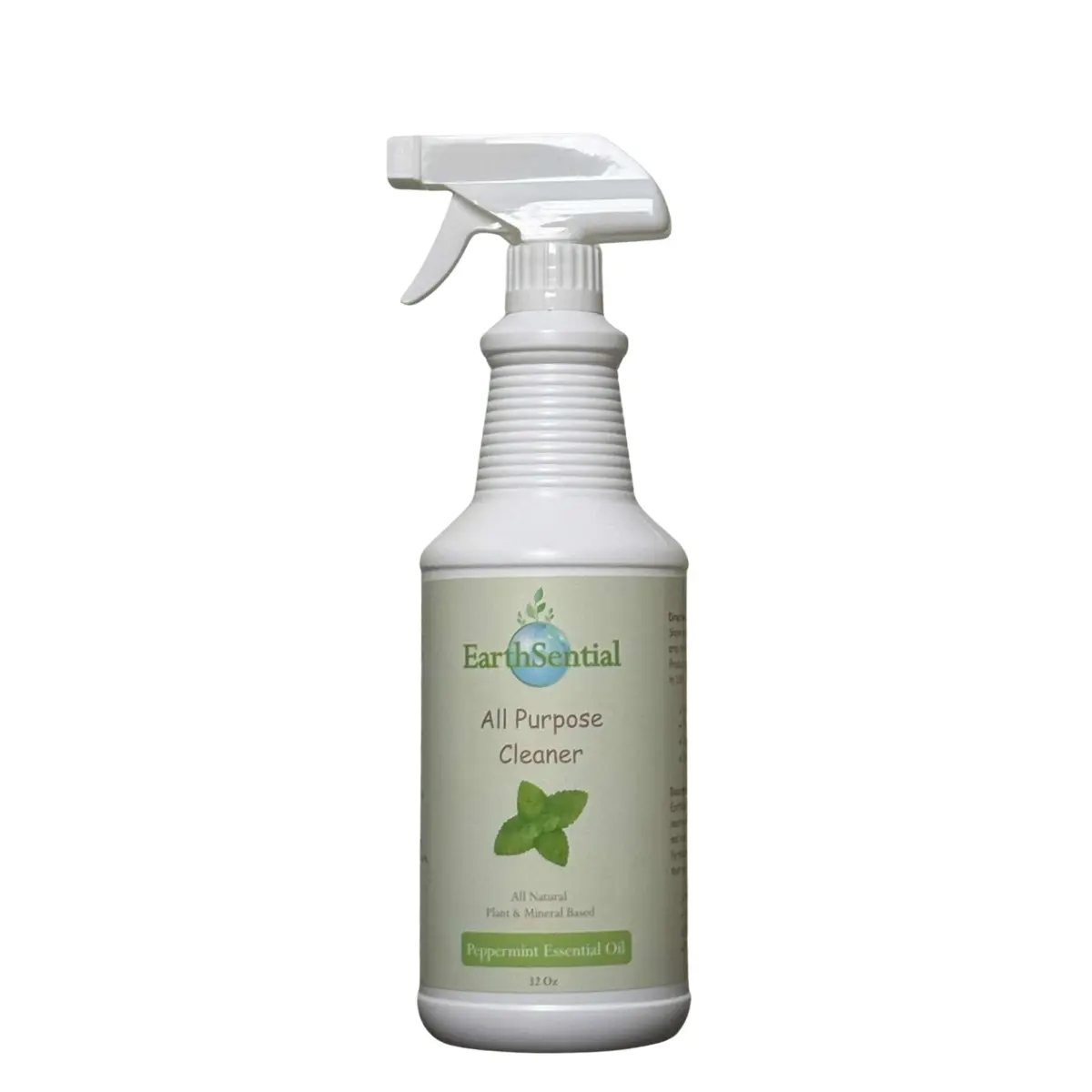 EarthSential Peppermint All Purpose Cleaner - 32oz Spray - All Natural - Non-toxic - Multi-surface - with Essential Oil