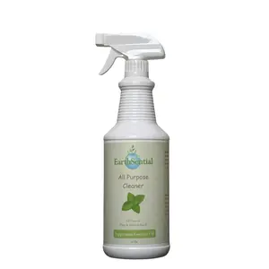 EarthSential Peppermint All Purpose Cleaner - 32oz Spray - All Natural - Non-toxic - Multi-surface - with Essential Oil