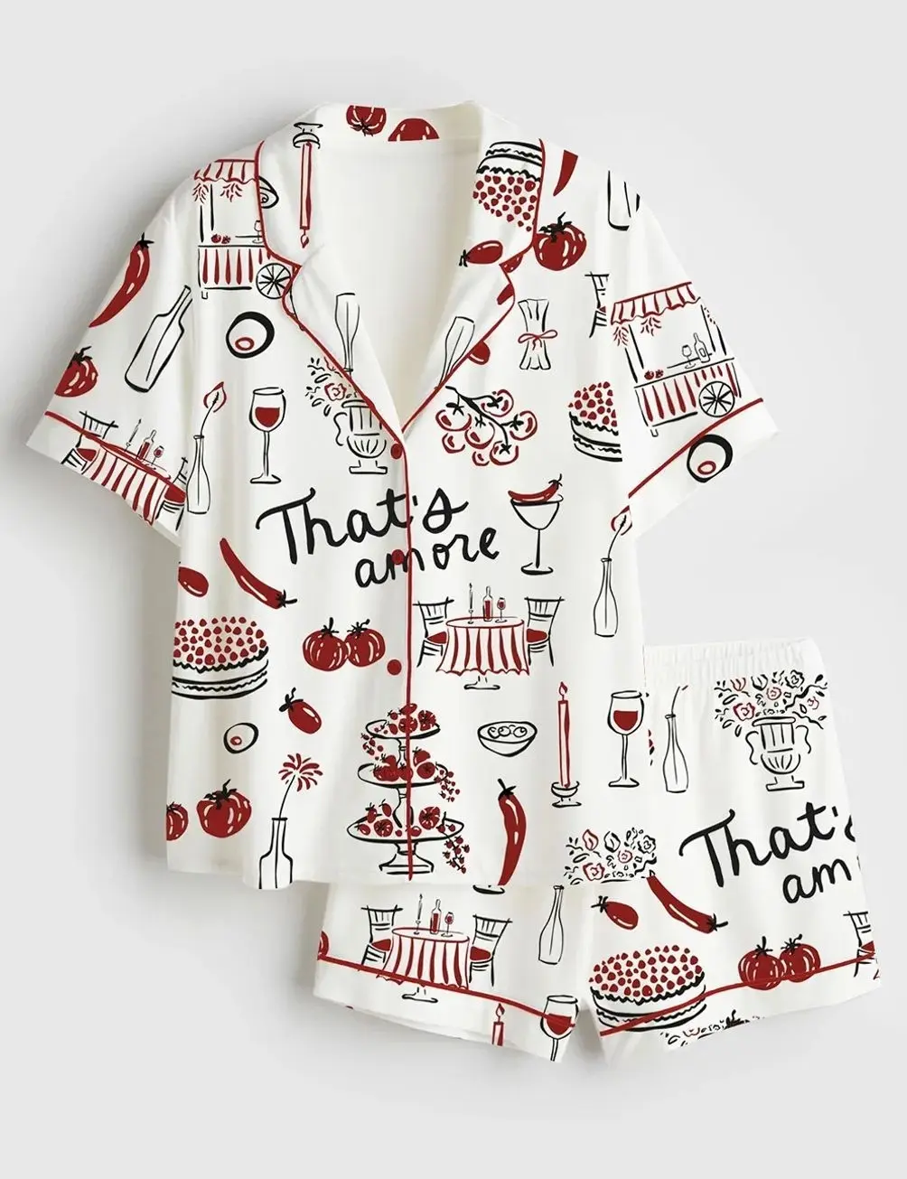 Hand Drawn Whimsical Illustrations Of Italian Food Italian Wedding Print  YEY