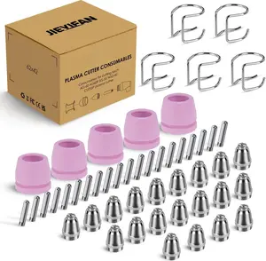 50 count AG60P Plasma  Consumables Kit Includes   Tips and Nozzles  Compatible with AG60, WSD60, AG60P, CUT55P Plasma Cutters