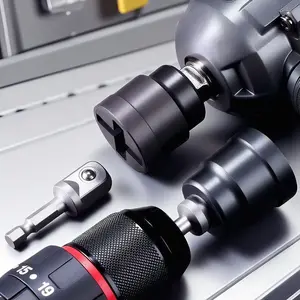 Universal Jack Socket Adapter for Hand Drill Sturdy Scissor Jack Drill Adapter Heavy-Duty Socket Converter Easy Tire Change Tool for Electric Wrenches Hand Drills and Ratchets