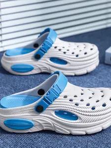 2026 New Hole Shoes Unisex Height Increase Sandal Eva Two-Wear Beach Slippers, Comfortable Open-Toe Design for Men & Women