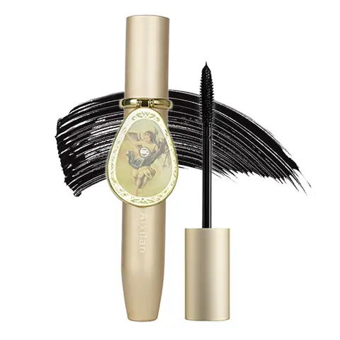 Aixilan Tubing Mascara - Smudge-Proof Waterproof, All-Night Lengthening, Dramatic Lashes, Volumizing Party-Ready Eye Makeup with Special Fibers, Doll Eye Effect, Bride-Friendly Lash Enhancer Bottle