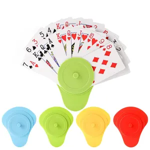 Hands Playing Card Holder, Curved Poker Card Stand, Game Night Accessories, Perfect Stocking Stuffer, Ideal for Family Gatherings, Travel Poker Games