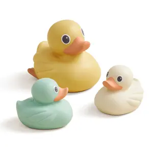 Itzy Ritzy Itzy Ducky Family Unisex Bath Toy Set - Rubber Ducks for Fun Playtime & Imaginative Activities