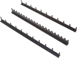 Ernst Manufacturing 6011M Screwdriver Rail Set with Magnetic Backing, 20 Tool, Black