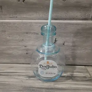 Don Julio Cocktail Cups - Drinkware with Blue Straw Included