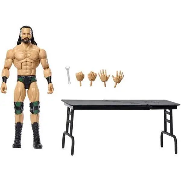 WWE Elite Collection 6" Drew McIntyre Action Figurine - WWE Legends Collectible Statue for Entertainment Collectibles Enthusiasts