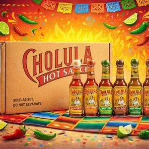 [Hot 2026!!!] Cholula Hot Sauce Variety Pack, Product of Mexico, Gift Set Includes Six 5 Fl Oz Signature Cholula Hot Sauces for Eggs, Pizza, Mexican Dishes, and More, 30 fl oz