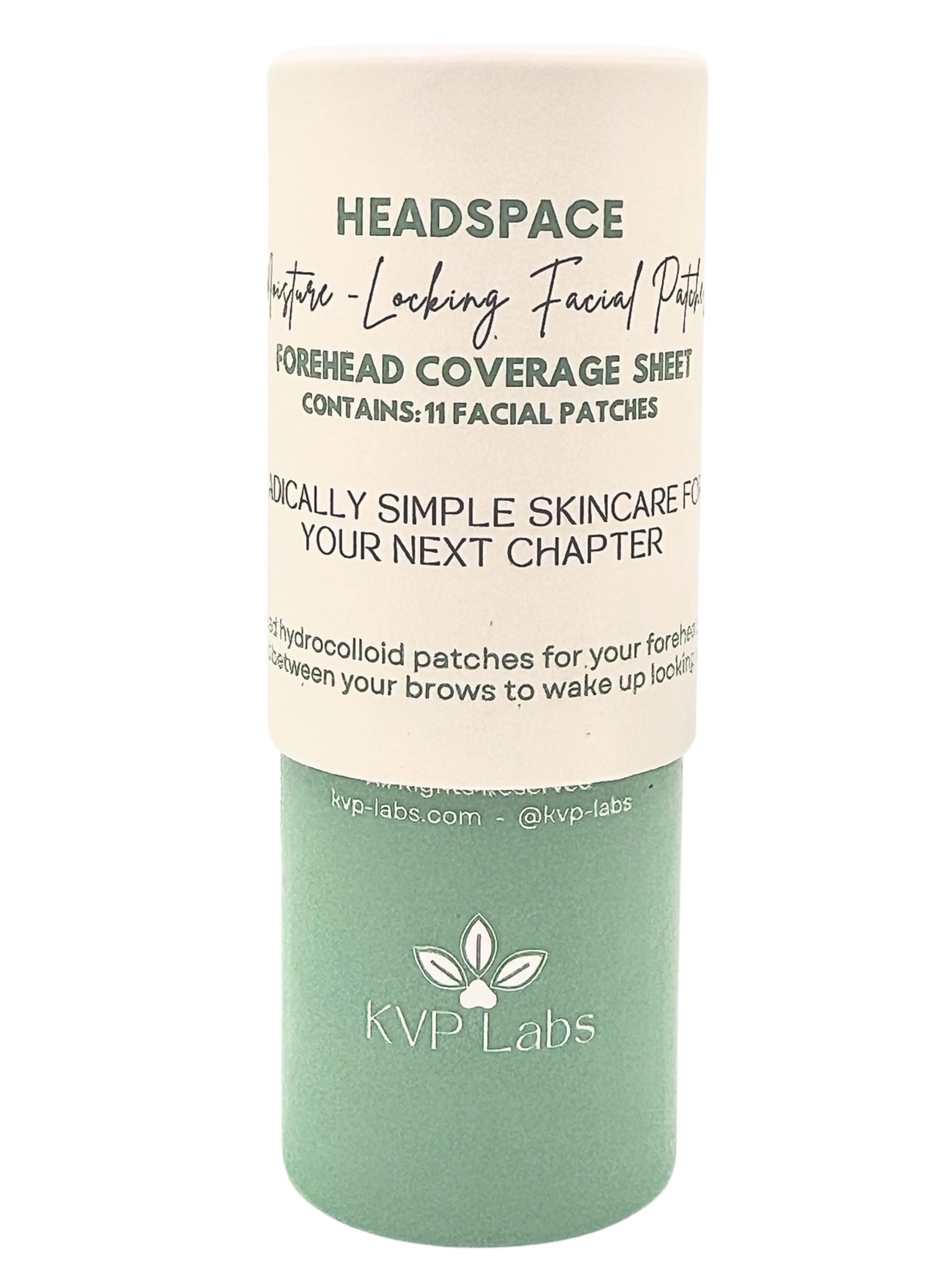 Headspace Unisex Hydrocolloid Forehead Patch - Leave-On Acne Care, Overnight Hydrating Treatment, Texture Reset for All Skins, Patch Sheet, Unscented