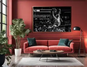 Conor McGregor Quote Poster Print Art, Motivational Canvas Wall Art for Man Cave, Gym Fitness Decor, Sports Room Wall Poster, Ufc Flag, Trending Flag.