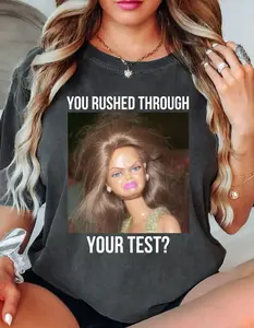 Comfort Colors Pigment Dyed Test Day Teacher T-Shirt, Vintage Faded Heavyweight Tee for State Testing, Funny Retro Doll Meme Shirt for Test Coordinators, Final Exam Week Team Unisex Relaxed Fit Cotton Top, Cozy Oversized Aesthetic Casual Wear