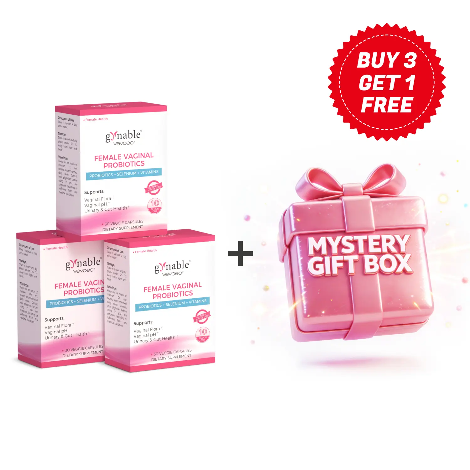 3 Probiotics get 1 Intimate Gel Gel