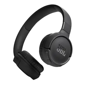 JBL Tune 520BT Wireless On-Ear Foldable Headphones, 57H Battery Life, Speed Charge, Lightweight, Comfortable, Hands-Free Calls with Voice Aware - Black