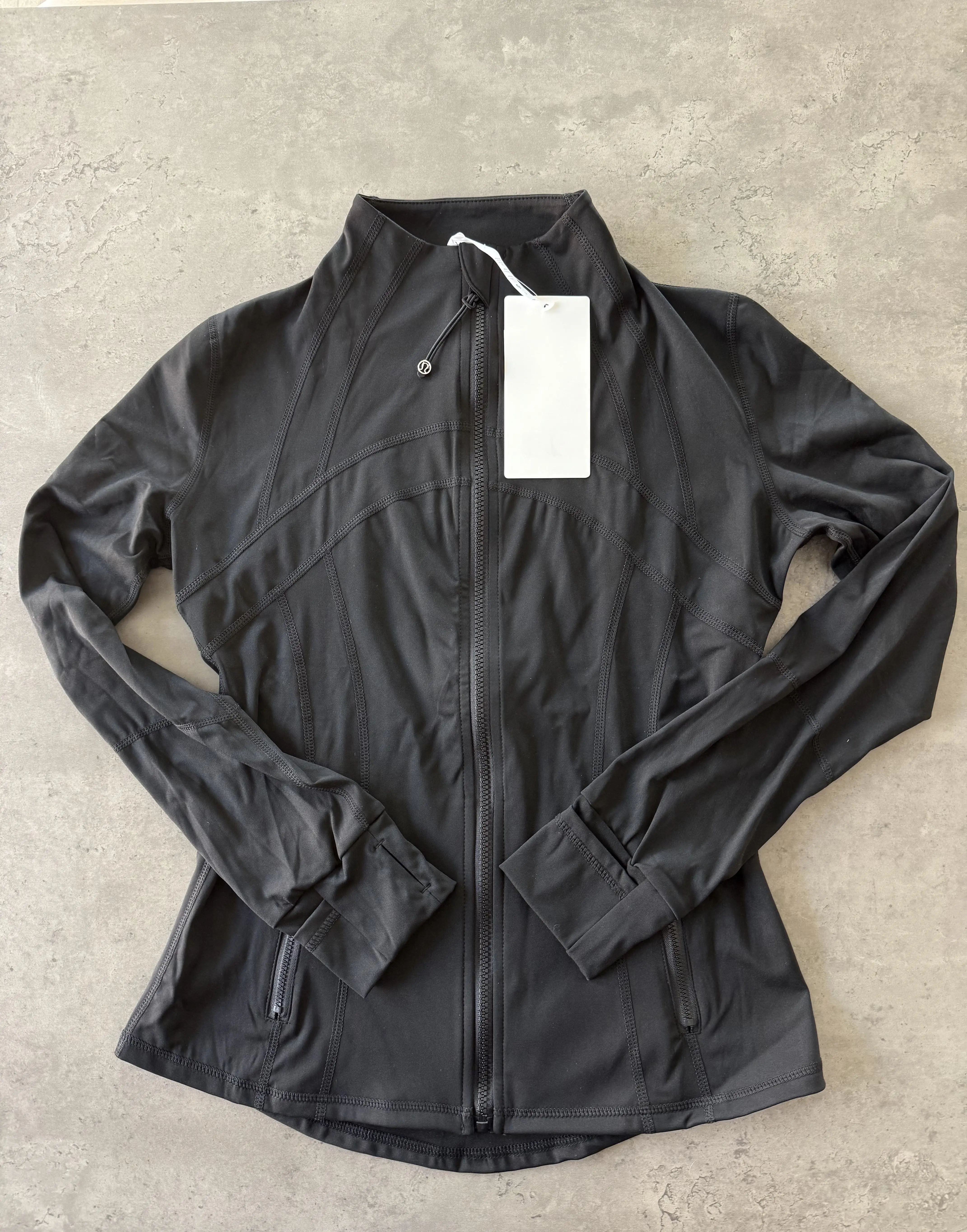 Define Jacket - Black Zip-Up with Pockets and Collar