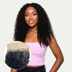 Kinky Curly 4x4 Transparent Lace Human Hair Closure for Volume Definition & Flawless Blend Natural Looking Parting Style