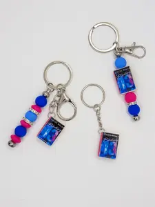 Binding 13 Keychain Chloe Walsh Bookish Gift Handcrafted Resin Design with Silver Keyring Hardware Ideal for Fantasy Lovers and Dark Romance Fans