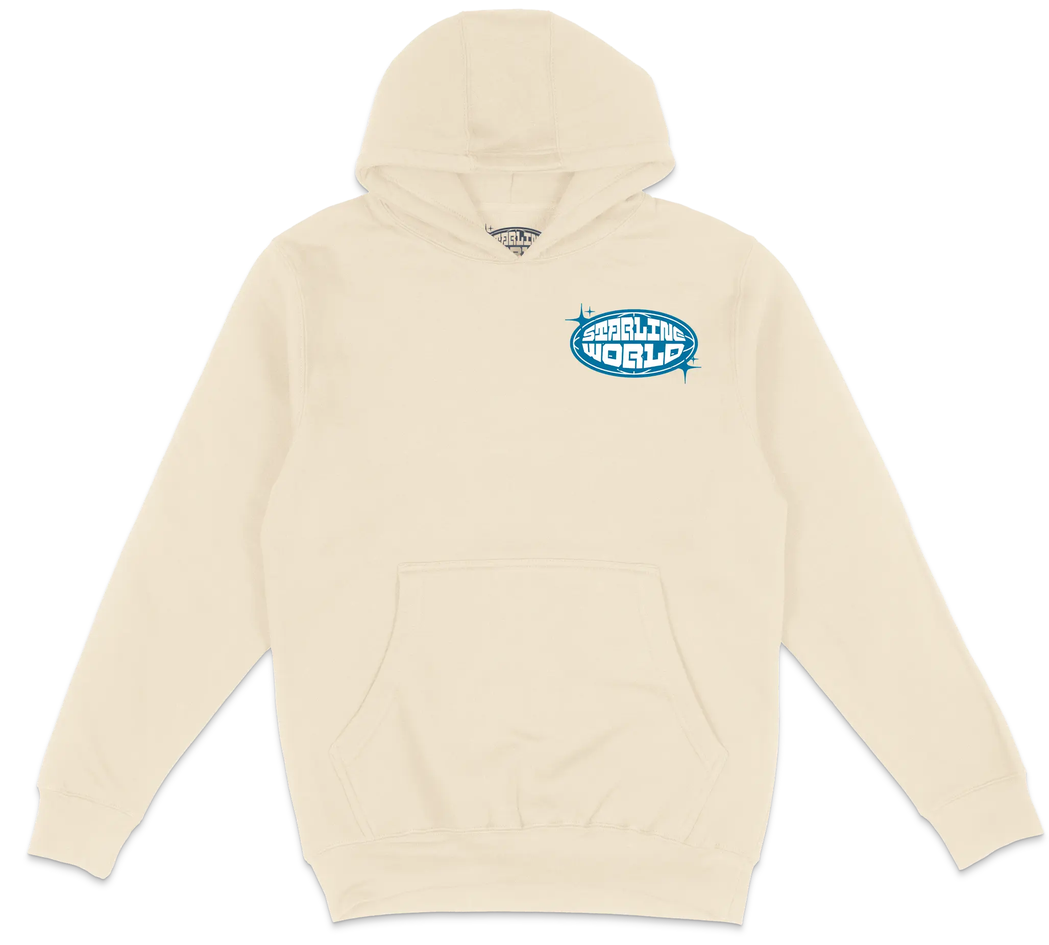 StarlineWorld (Bone-Blue) Hoodie