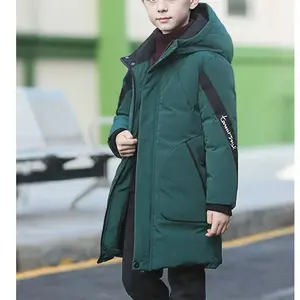 Boys' Heavy-Duty Winter Coat - Thick Insulated Hooded Jacket with Full-Zip Closure, Hooded Cold Weather Outerwear, Polyester Fill Extreme Cold, Formal & Everyday Use - Ideal School, Playdates, Outings - Boys' Outerwear, School Clothing, Sle ABc