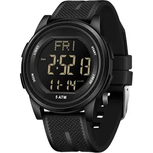 Digital Watches for Men Women:   Wristwatch with Stopwatch  Date - LED Backlight Big Numbers  Watch for Outdoor Camping Running Cycling